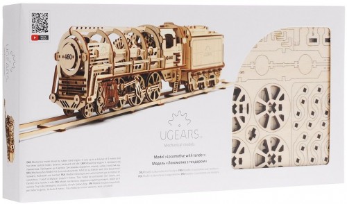 UGears Locomotive with Tender