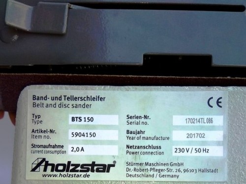 Holzstar BTS 150