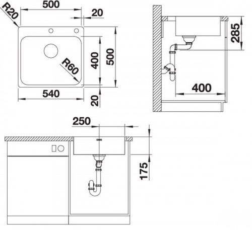 Blanco Supra 500-IF/A