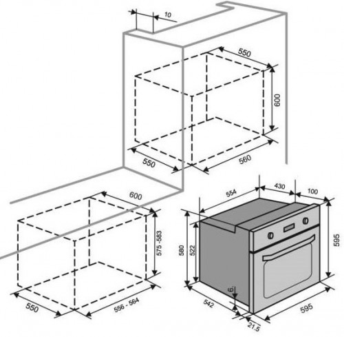 VENTOLUX EO56M-6K BK