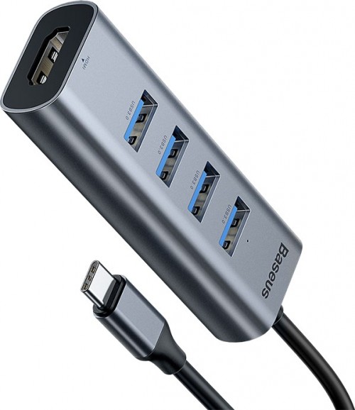 BASEUS Type-C to 4xUSB3.0+HDMI