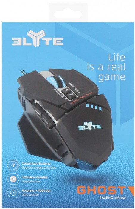 T'nB Elyte Ghost Gaming Mouse