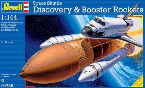 Revell Space Shuttle Discovery and Booster (1:144)