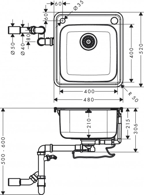 Hansgrohe S41 S412-F400 43335