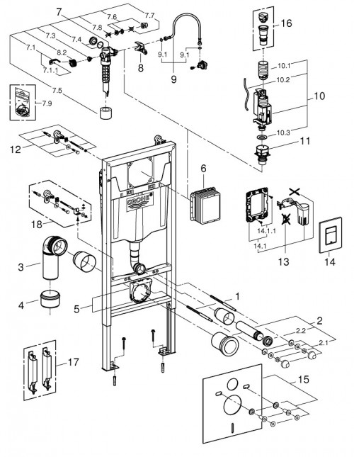 Grohe Rapid SL 38827000 WC