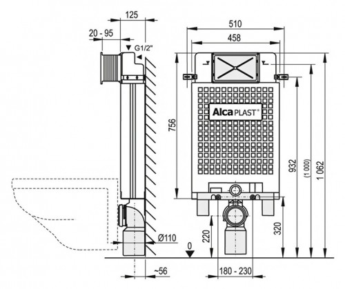 Alca Plast A100/1000 Alcamodul