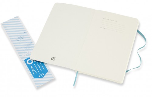 Moleskine Plain Notebook Large Soft Ocean Blue