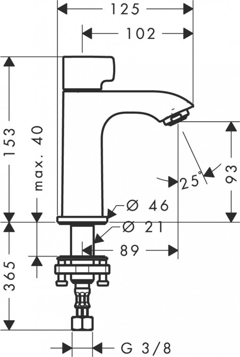 Hansgrohe Metris 31166000