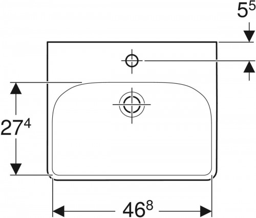 Geberit Smyle Square 50 500256011