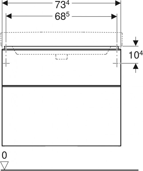 Geberit Smyle Square 75 500.353.00.1