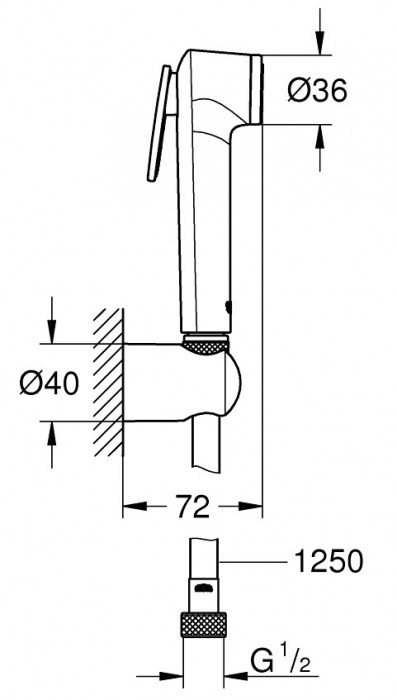 Grohe Vitalio Trigger Spray 30 26175001