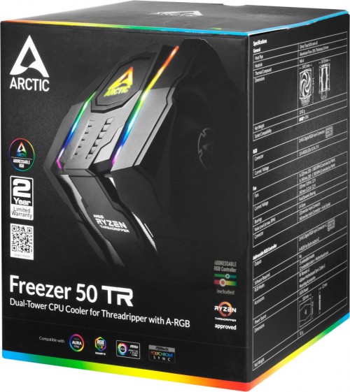 ARCTIC Freezer 50 TR mit A-RGB Controller