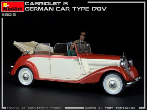 MiniArt Cabriolet B German Car Type 170v (1:35)