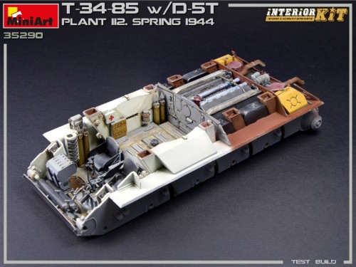 MiniArt T-34/85 w/d-5t. Plant 112. Spring 1944. Interior Kit