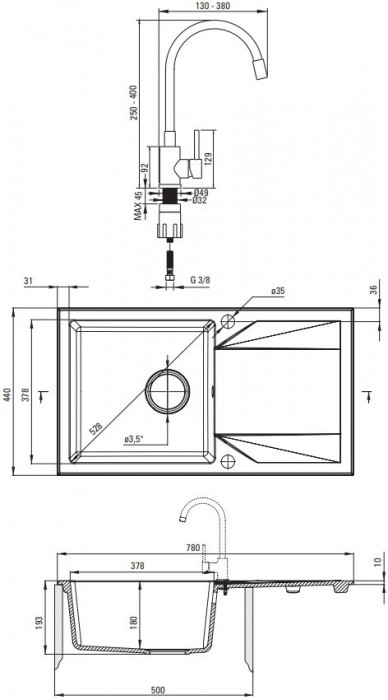 Deante Evora ZQJJN113