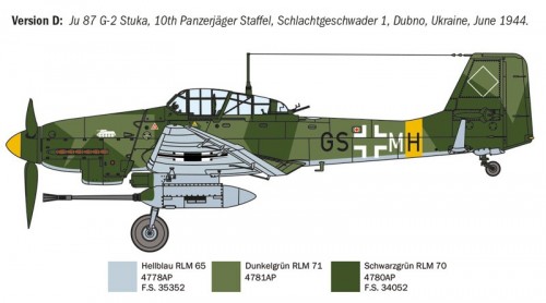 ITALERI Ju 87 G-2 Kanonenvogel (1:72)