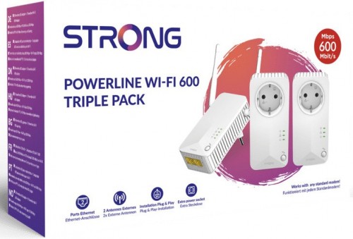 Strong Powerline Wi-Fi 600 Triple Pack