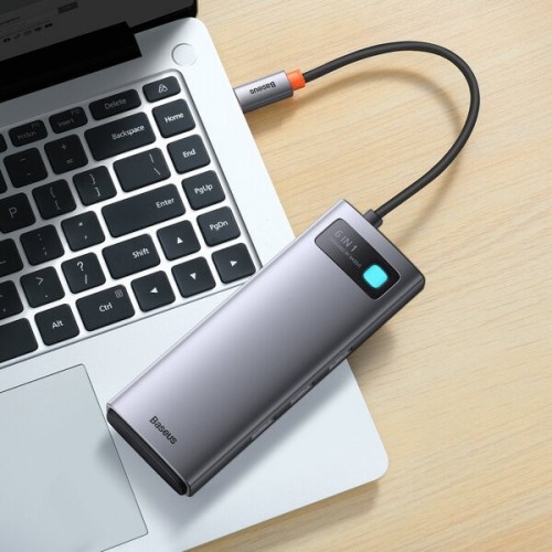 BASEUS Metal Gleam Multifunctional 6-in-1 USB-C to 3xUSB-A/U