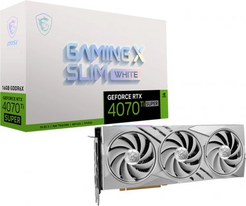 MSI GeForce RTX 4070 Ti SUPER 16G GAMING X SLIM WHITE