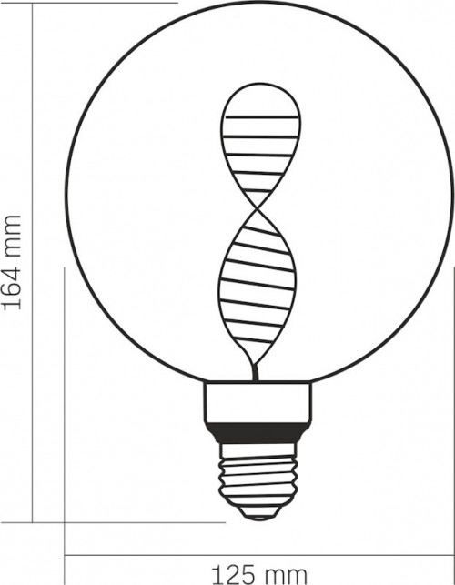 Videx Filament G125 3.5W 1800K E27