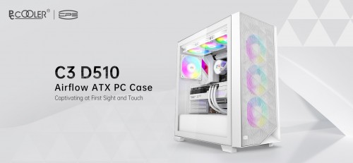 PCCooler C3D510 ARGB White