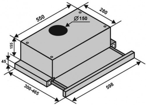 VENTOLUX Garda 60 M/X 700 LED 2S