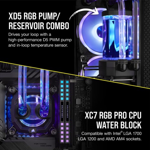 Corsair Hydro X Series iCUE XH305i RGB PRO Custom Cooling Ki