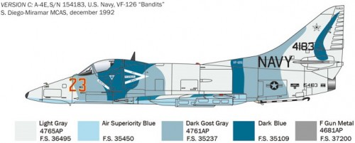 ITALERI A-4 E/F/G Skyhawk (1:48) 2826