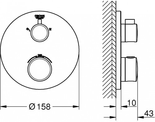 Grohe Grohtherm 1022082430