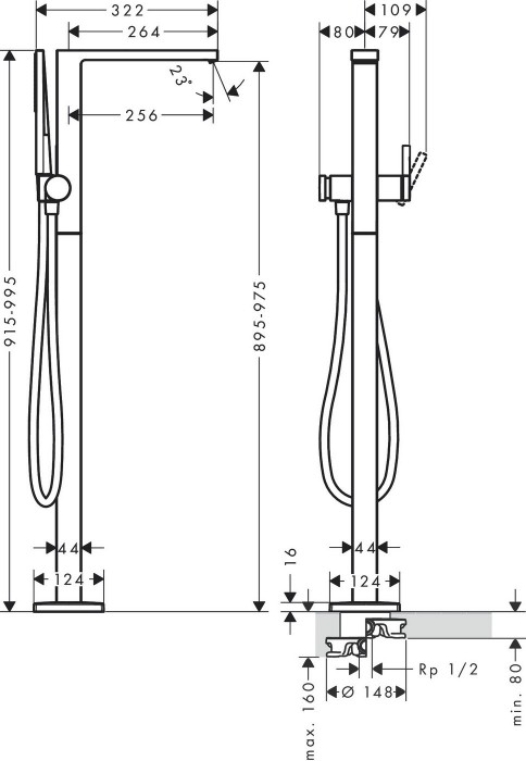 Hansgrohe Tecturis E 73445000