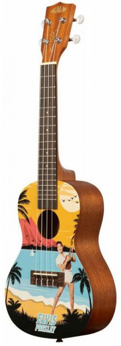Kala Learn To Play Elvis Blue Hawaii Concert Ukulele