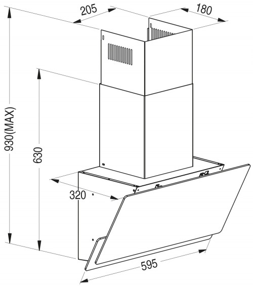 Pyramida NX 60 800 S GBL