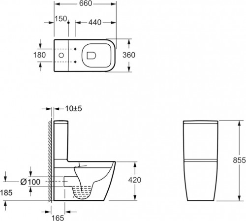 Devit Quadra Vortex Flush 2050140