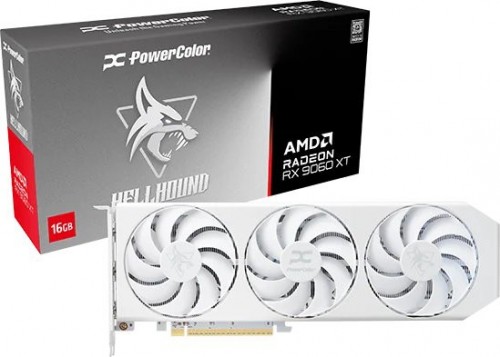 PowerColor Radeon RX 9060 XT Hellhound White 16GB