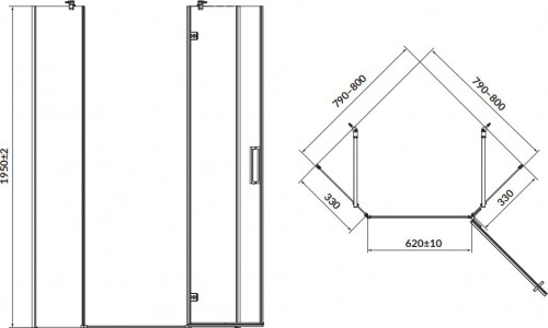 Cersanit Jota 80x80 S160-009