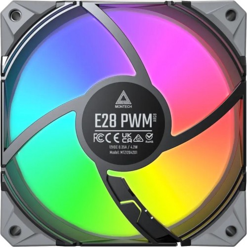Montech E28 ARGB 3 in 1 Black