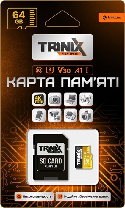 TriniX microSDXC 64Gb