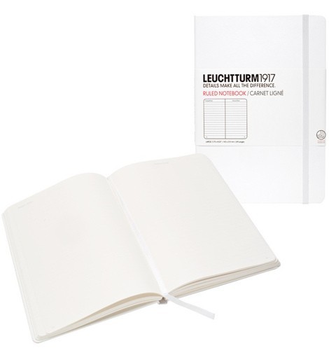 Leuchtturm1917 Ruled Notebook White