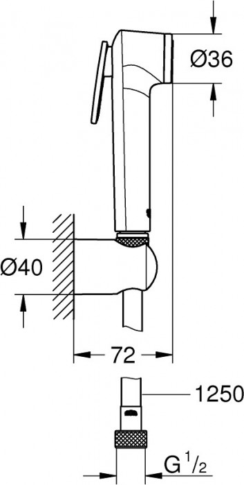 Grohe Tempesta-F Trigger Spray 30 27513