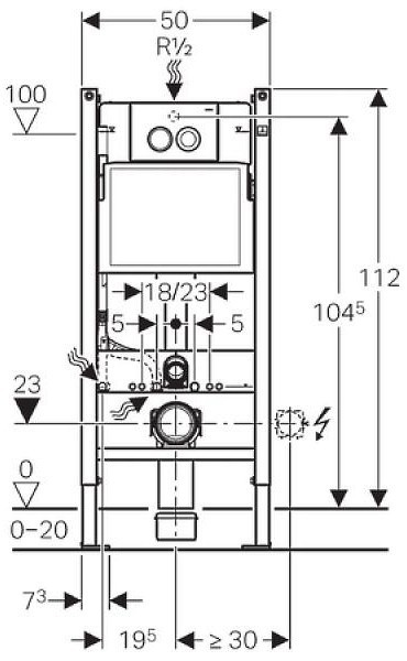 Geberit Duofix 458.122.11.1 WC