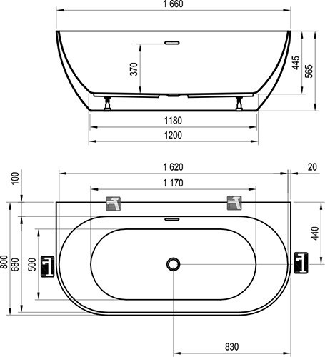 Ravak Freedom W 166x80