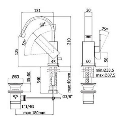 Paffoni Effe EF 837