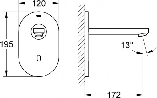 Grohe Euroeco Cosmopolitan E 36273