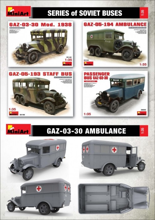 MiniArt GAZ-03-30 Ambulance (1:35)