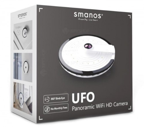Smanos UFO Panoramic Wi-Fi HD Camera