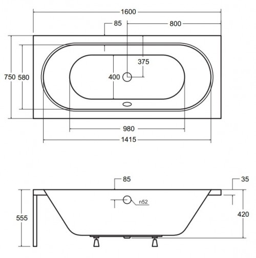 Besco Vitae 160x75