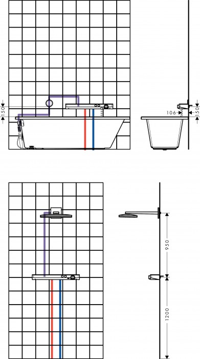 Hansgrohe ShowerTablet Select 13184