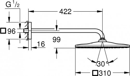 Grohe Rainshower 310 Mono 26563