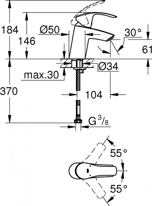 Grohe Eurosmart 32467002