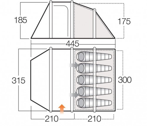 Vango Skye II Air 500